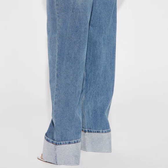 Sparkle Classic Blue Women's Jeans - MEDIUM - Picture 3 of 4